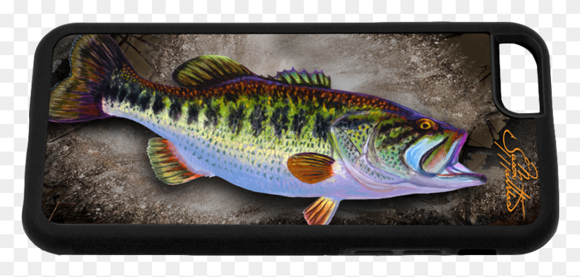 847x372 Iphone 6 Fine Art Phone Case By Artist Jason Mathias Mobile Phone, Fish, Animal, Perch HD PNG Download