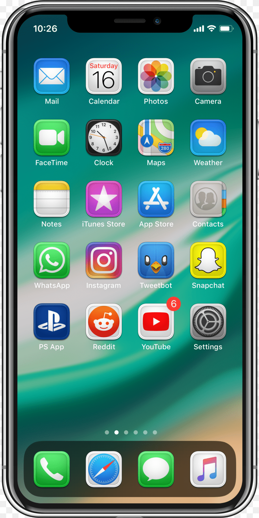 1295x2582 Iphone 8 Home Screen Ios, Electronics, Mobile Phone, Phone Transparent PNG