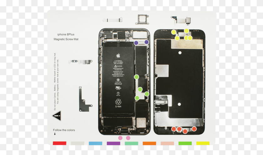 544x435 Iphone 8 Plus Профессиональный Магнитный Винтовой Коврик Винт Iphone 8 Plus, Мобильный Телефон, Телефон, Электроника Png Скачать