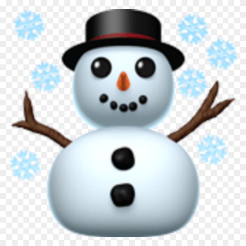 829x829 Iphone Iphoneemoji Emoji Emojis Emojisticker Snow Iphone Snowman Emoji, Nature, Outdoors, Winter HD PNG Download