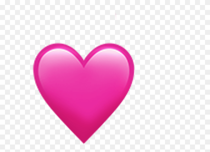 586x550 Iphone Pink Heart Emoji, Воздушный Шар, Шар, Сердце Hd Png Скачать