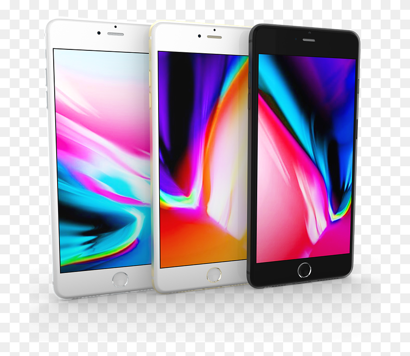 721x668 Iphone Render Display Technology Белый Мобильный Apple Iphone 8 Plus, Мобильный Телефон, Телефон, Электроника Hd Png Скачать