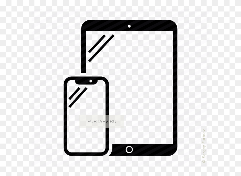 620x553 Iphone X And Ipad Icon Of Tablet Iphone And Ipad Icon, Text, White Board, Electronics HD PNG Download