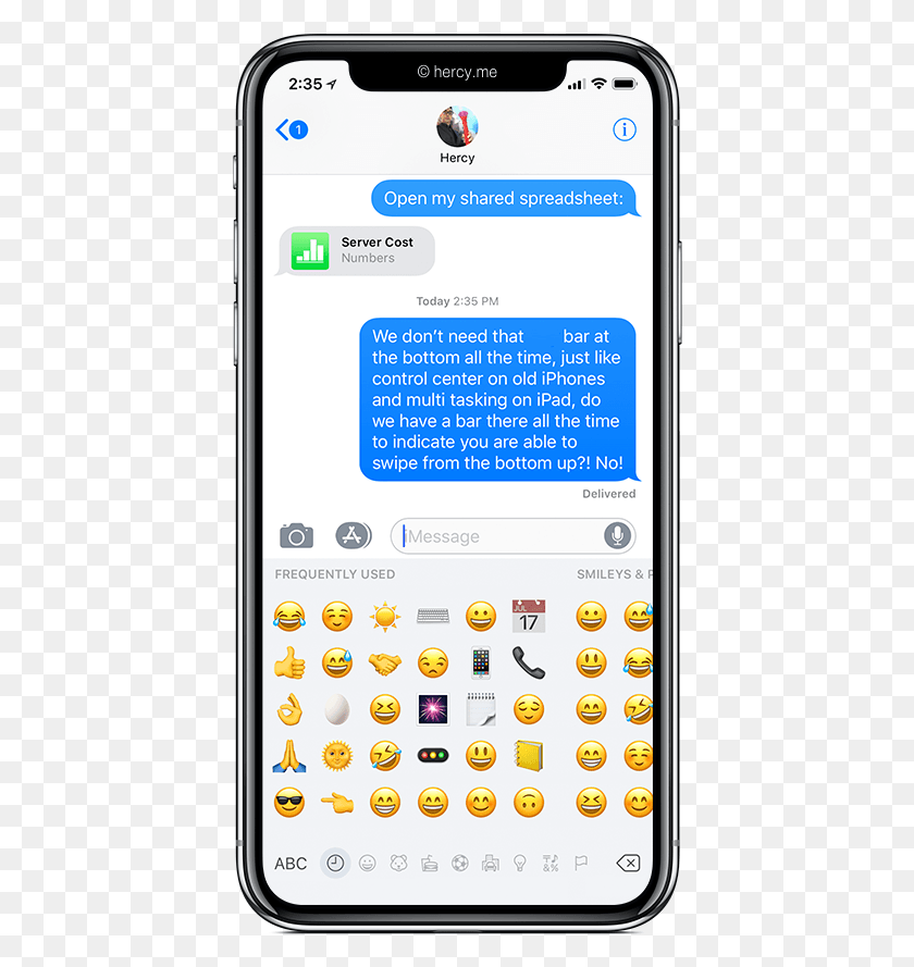 414x829 Descargar Png Iphone X Rediseño Teclado Emoji Iphone X, Teléfono Móvil, Electrónica Hd Png