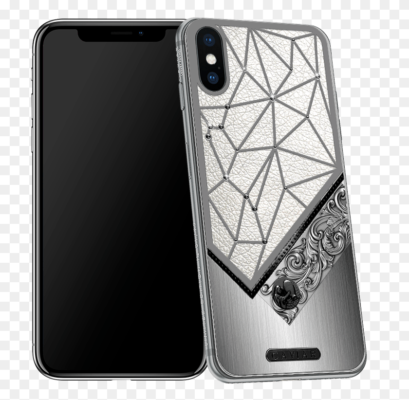 715x762 Iphone X With Aquarius Horoscope Symbol Smartphone, Mobile Phone, Phone, Electronics HD PNG Download