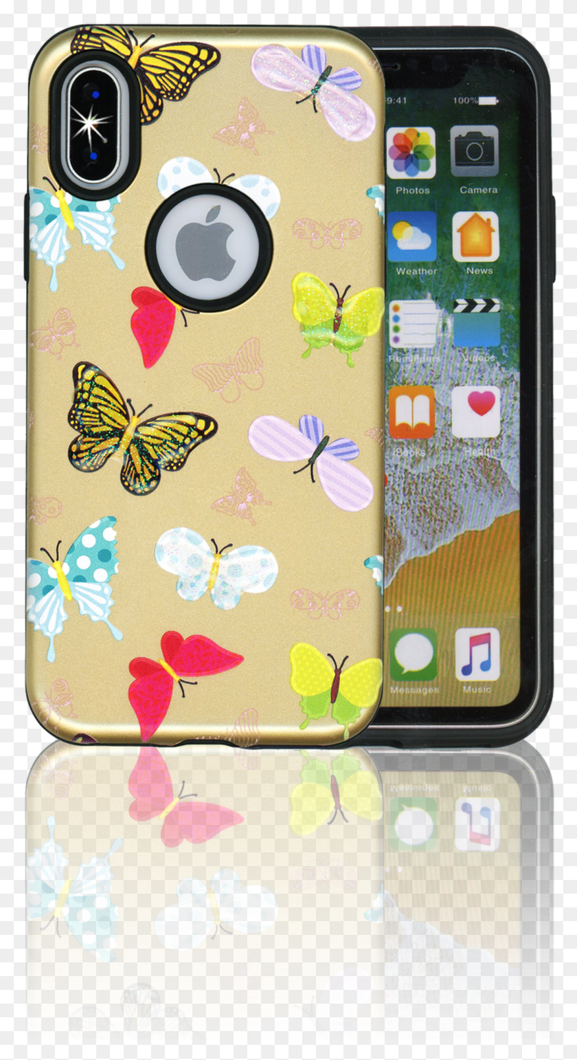 1058x2011 Iphone X10xs Mm 3d Butterfly Smartphone, Mobile Phone, Phone, Electronics HD PNG Download