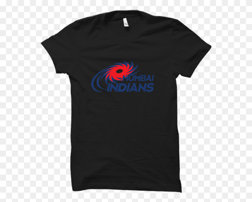 571x611 Ipl 06 B Mumbai Indians Half Sleeve Black Gus Fring T Shirt, Clothing, Apparel, T-shirt HD PNG Download