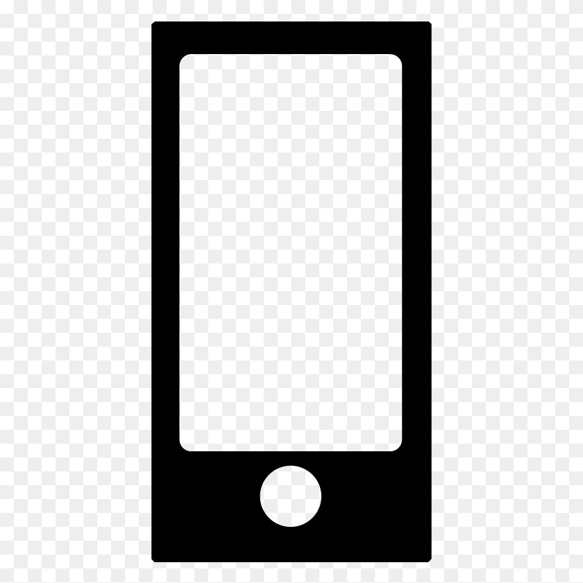 405x781 Ipod Nano Music Player Device Icon Vector Free Vector Mobile Phone Icon For Signature, Gray, World Of Warcraft HD PNG Download