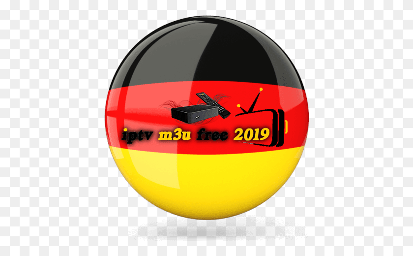 418x460 Iptv Links M3u Playlisy Channels Germany Germany Flag, Sphere, Helmet, Clothing HD PNG Download