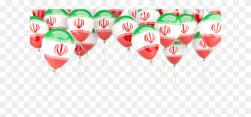 641x331 Iran Clipart Iran Flag Iran Flag Frame, Balloon, Ball HD PNG Download