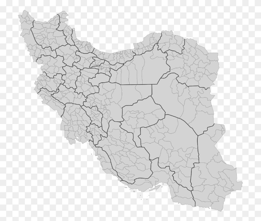 727x653 Descargar Png / Mapa De Irán Png