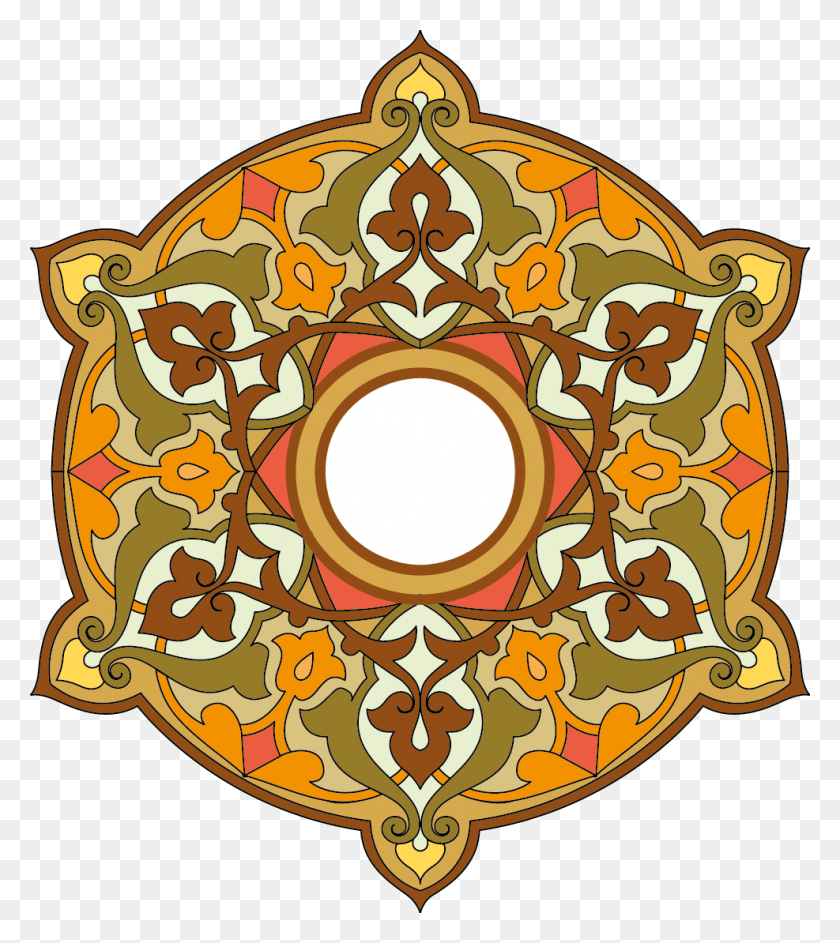 987x1118 Iranian Art Islamic Art Design Inspired By Circles, Label, Text, Pattern HD PNG Download