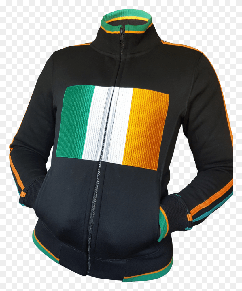 1096x1333 Ireland Flag Jacket Sweater, Clothing, Apparel, Sleeve HD PNG Download