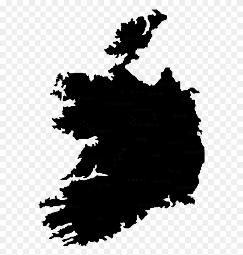 575x822 Ирландия Карта Ирландии, Природа, На Открытом Воздухе, Море Hd Png Скачать