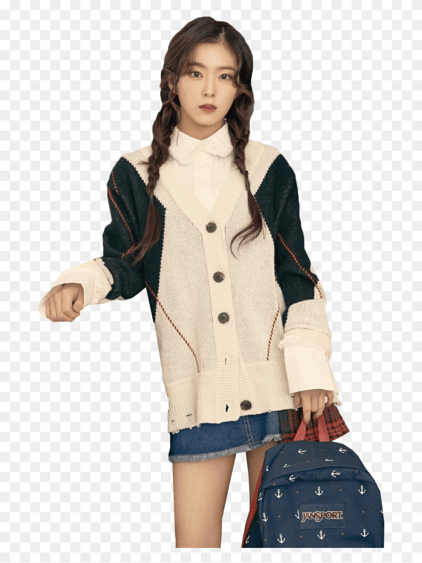 692x1061 Irene Red Velvet, Clothing, Apparel, Sleeve HD PNG Download
