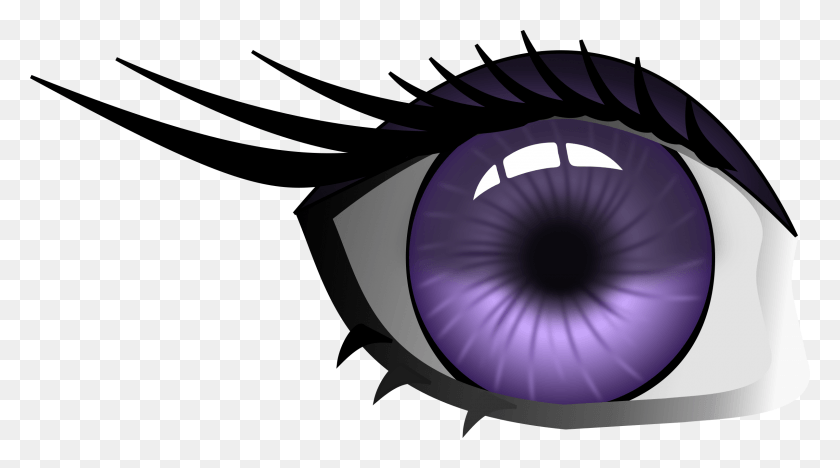 2400x1258 Descargar Png / Iris Purple Eye Clipart, Lámpara, Gráficos Hd Png