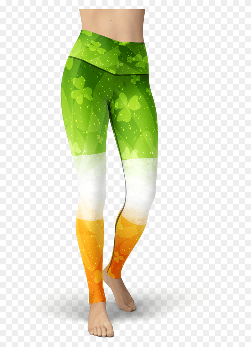 1372x1931 Ирландский Клевер Леггинсы, Зеленый, Одежда, Одежда Hd Png Скачать