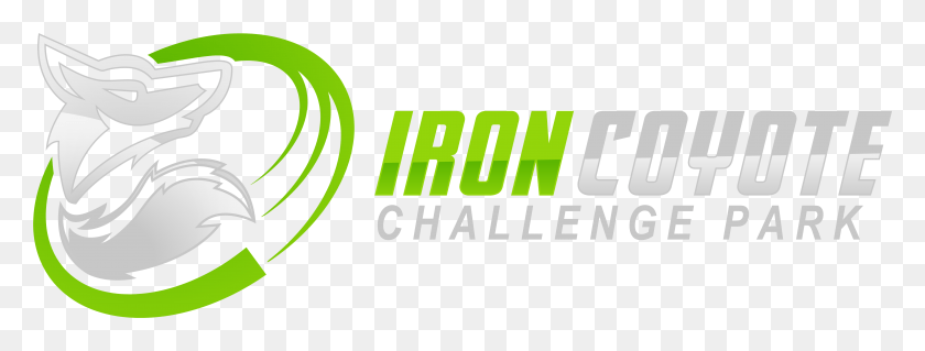 7544x2505 Iron Coyote Iron Coyote Challenge Park, Logo, Symbol, Trademark HD PNG Download