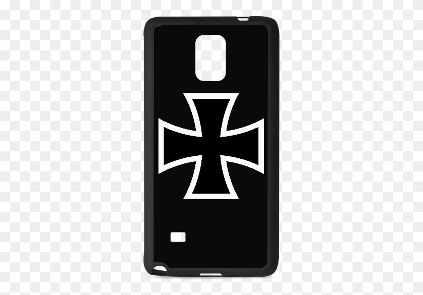 273x525 Iron Cross With White Design Custom Rubber Case For Alternate Flag Of Germany, Phone, Electronics, Mobile Phone HD PNG Download