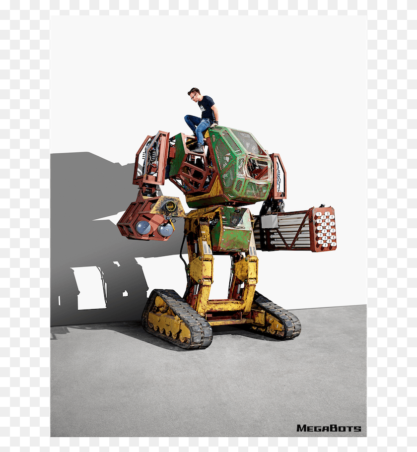 645x851 Descargar Png Iron Glory Poster Megabots Iron Glory, Persona, Humano, Bulldozer Hd Png
