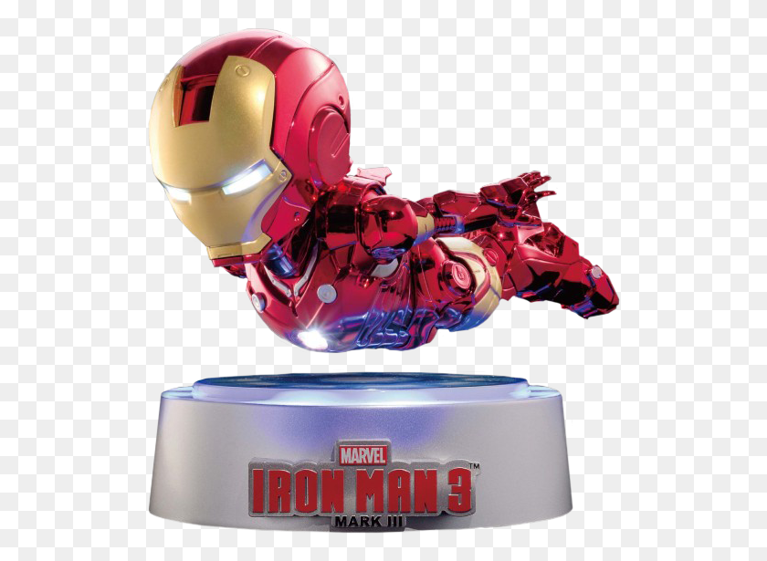 518x555 Iron Iron Man Magnetic Floating Gif, Helmet, Clothing, Apparel HD PNG Download