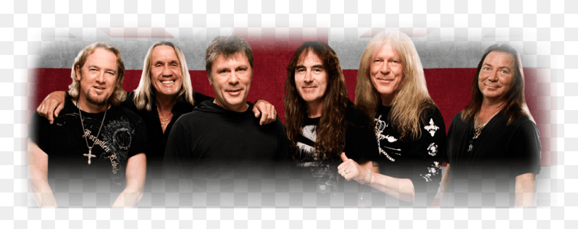 1000x350 Iron Maiden My Beloved Band Iron Maiden Band Members 2018, Person, Human, Clothing HD PNG Download