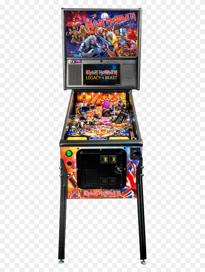 365x1057 Iron Maiden Pinball Machine Iron Maiden Pinball Beer, Person, Human, Arcade Game Machine HD PNG Download