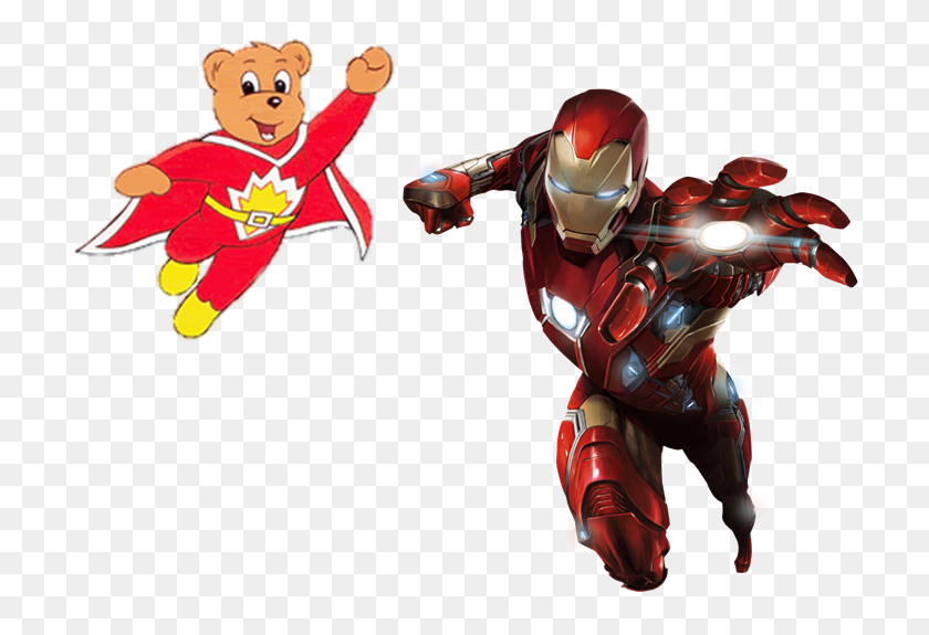 713x515 Iron Man And Superted Flying Iron Man Wallpaper Iphone X, Toy, Helmet, Clothing HD PNG Download