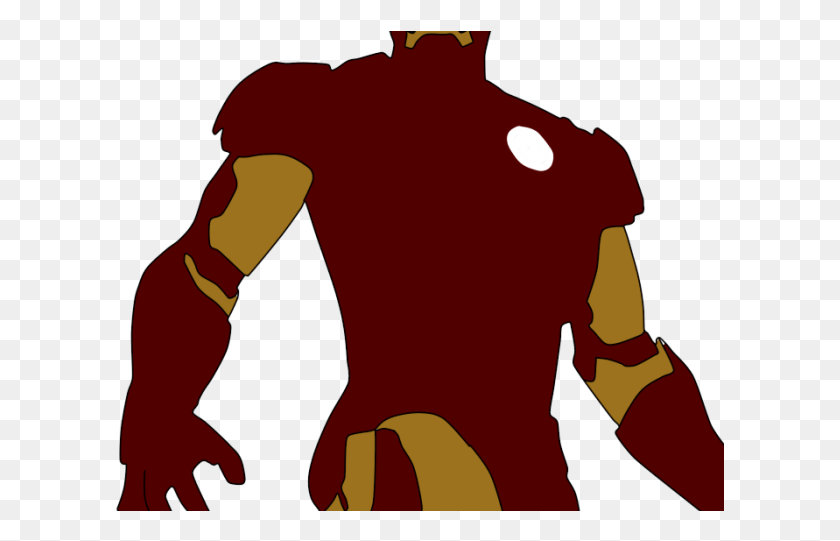 609x481 Iron Man Clipart Ironman Symbol Cartoon, Back, Clothing, Apparel HD PNG Download