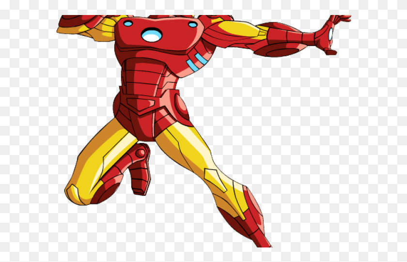 612x481 Iron Man Clipart Marvel Comic Iron Man Suit Clipart, Animal, Vida Marina, Invertebrado Hd Png