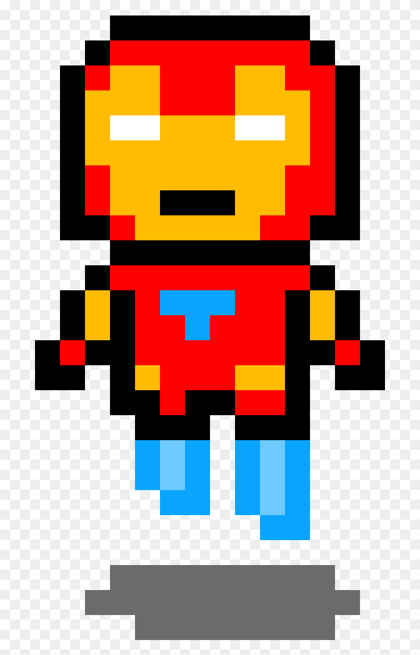701x1251 Железный Человек Final Fantasy Pixel Art, Pac Man, Первая Помощь Hd Png Скачать