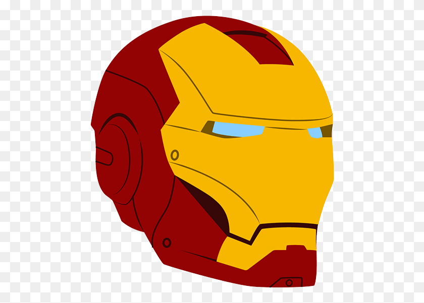 484x541 Iron Man Head Clip Art Iron Man Face, Clothing, Apparel, Helmet HD PNG Download