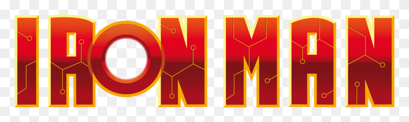 3196x790 Descargar Png Iron Man Icono Imágenes Logotipo De Iron Man, Texto, Gráficos Hd Png