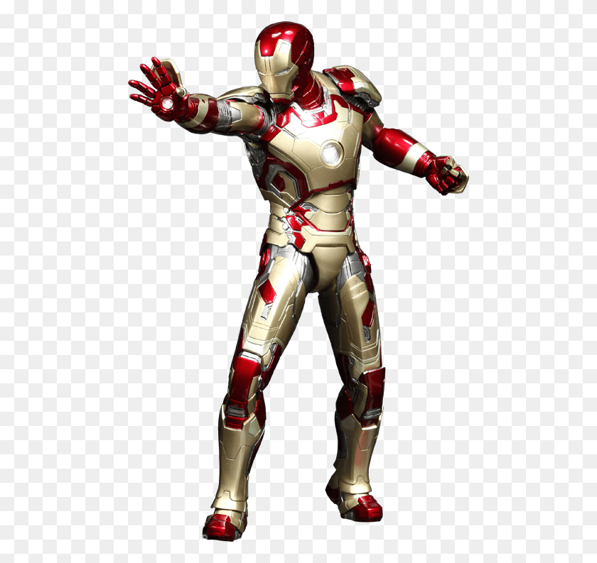 480x733 Iron Man Sixth Scale Figure By Hot Toys Homem De Ferro Mark, Toy, Robot, Helmet HD PNG Download