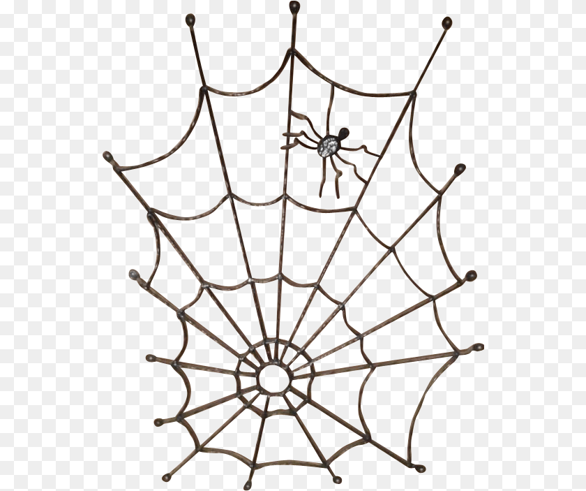 548x703 Iron Spider Web With Spider Window, Chandelier, Lamp, Animal, Invertebrate Sticker PNG