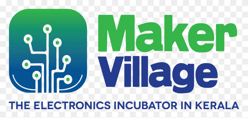 1022x449 Descargar Png Irov Technologies Pvt Ltd Maker Village Logo, Word, Texto, Alfabeto Hd Png