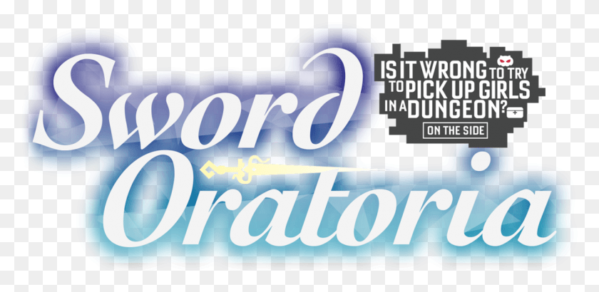 1213x545 Is It Wrong To Try To Pick Up Girls In A Dungeon Graphic Design, Text, Word, Alphabet HD PNG Download