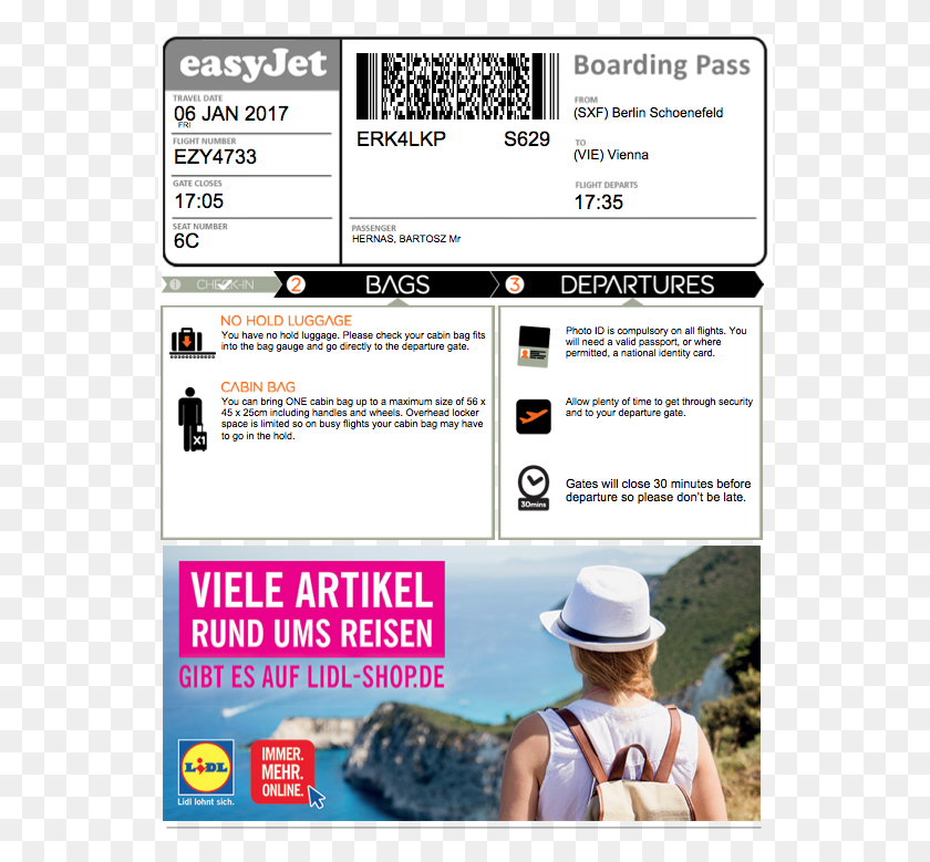 556x719 Is Just A Barcode Type File Is Here Easy Jet Online Boarding Pass, Clothing, Apparel, Hat HD PNG Download