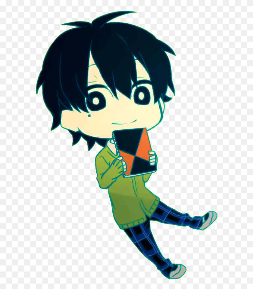 612x898 Is This Your First Heart Kagerou Project Haruka Chibi, Manga, Comics, Book HD PNG Download