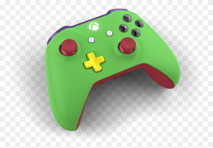902x606 Isaac Xbox One Electric Green Controller, Electronics, Joystick HD PNG Download