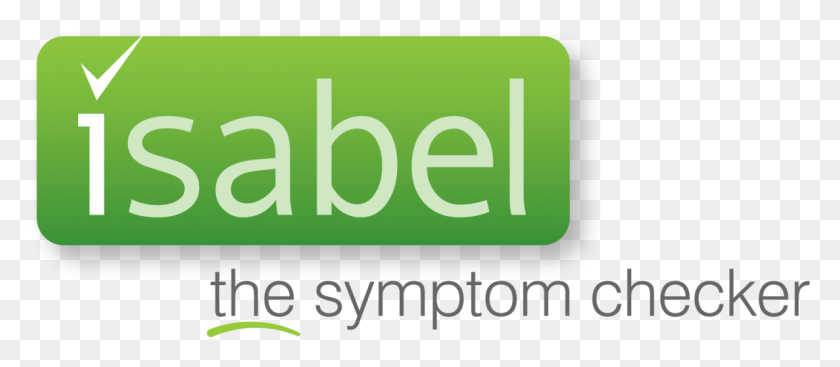 1186x467 Логотип Isabel Symptom Checker Isabel Symptom Checker, Текст, Зеленый, Растение Hd Png Скачать