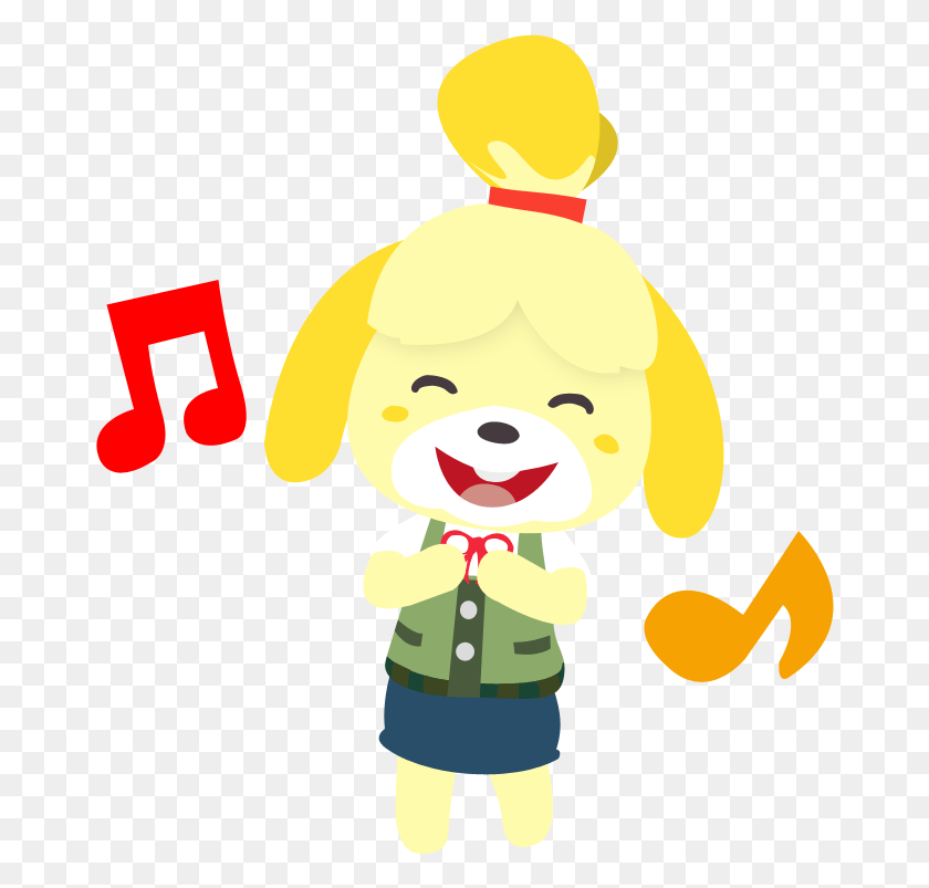 668x743 Isabelle Animal Crossing Vector By Paradox550 D6b2cgr1 Cartoon, Elf, Snowman, Winter HD PNG Download