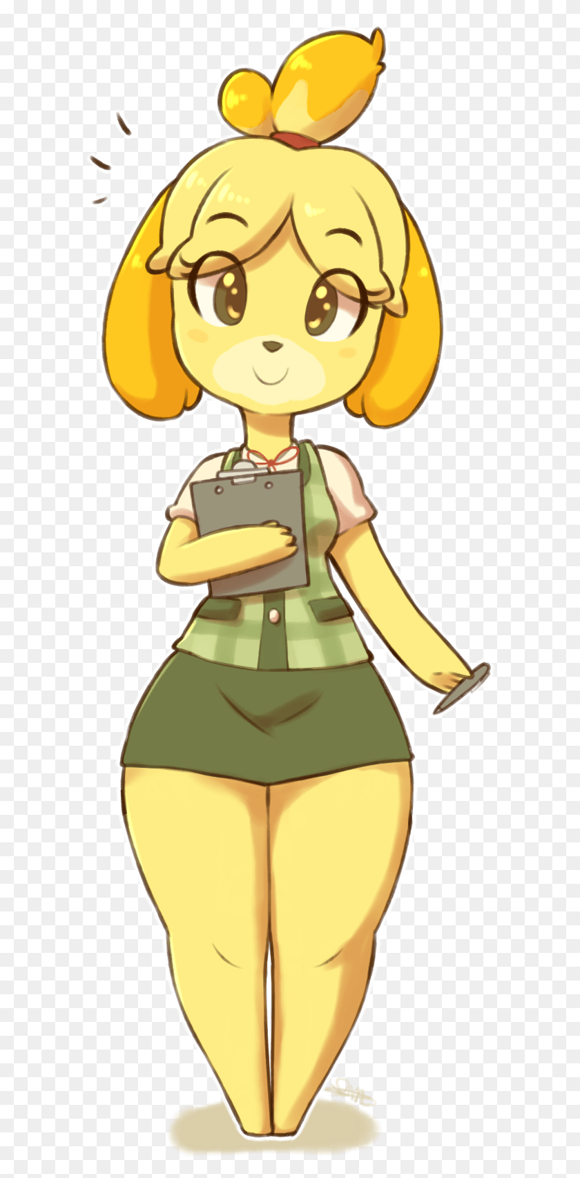 596x1646 Descargar Png Isabelle By Spikedmauler Db5Yilw Tom Nook Animal Crossing Human, Person, Outdoors, Clothing Hd Png