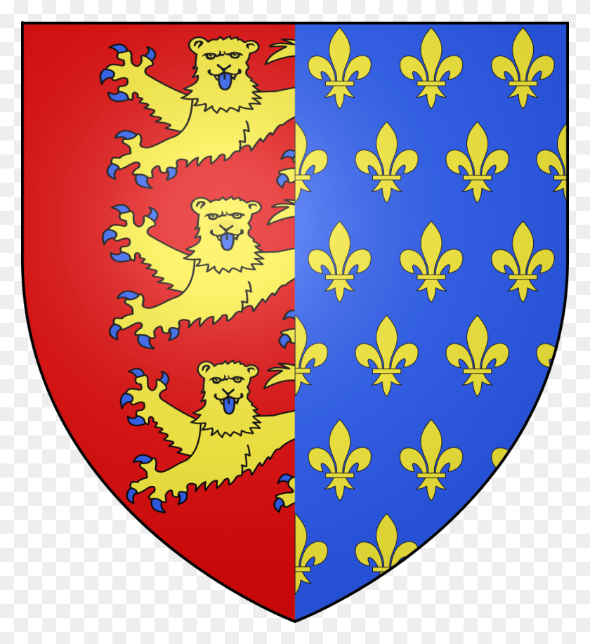 931x1024 Isabelle Of France Coat Of Arms, Armor, Text, Shield HD PNG Download