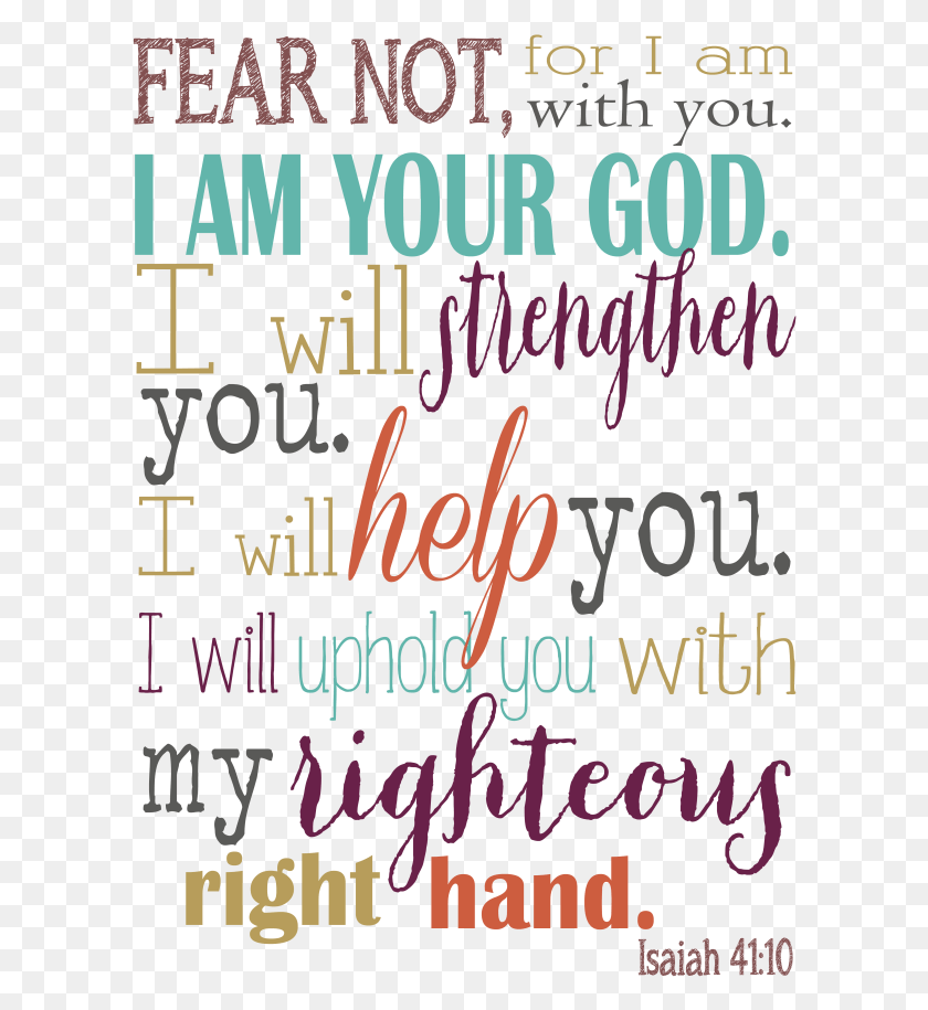 602x855 Isaiah Inspirational Quotes Isaiah 41 10 Quotes, Text, Alphabet, Handwriting HD PNG Download