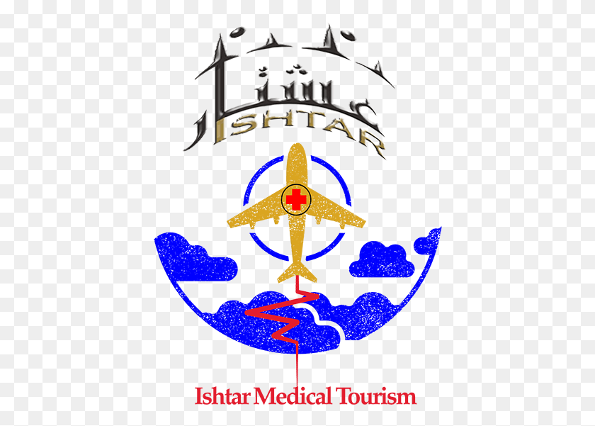 408x541 Ishtar Iraqi Company For Medical Beauty And Tourism Logo Tour And Travel, Poster, Advertisement, Transportation HD PNG Download