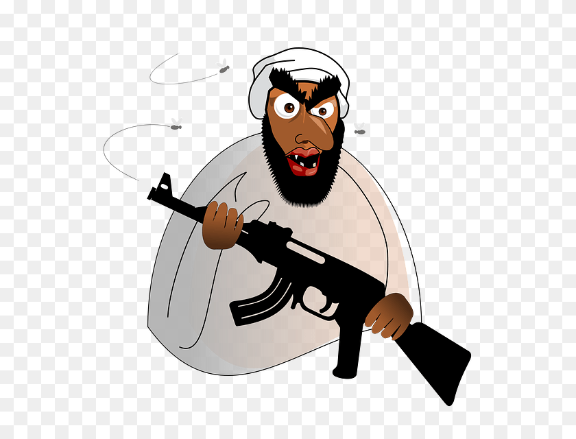 549x640 Isis Clipart Terror, Weapon, Firearm, Person, Man PNG