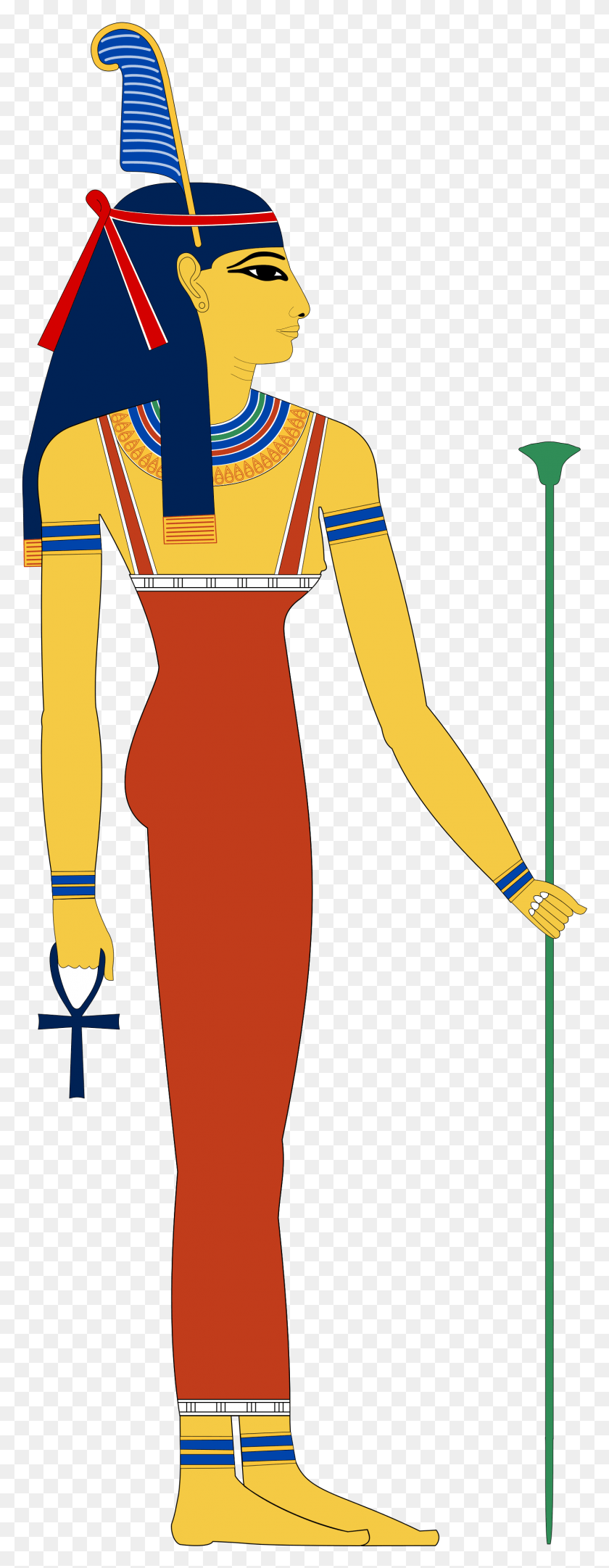 1501x4047 Isis Drawing Egyptian God Ancient Egyptian God Isis, Person, Human HD PNG Download