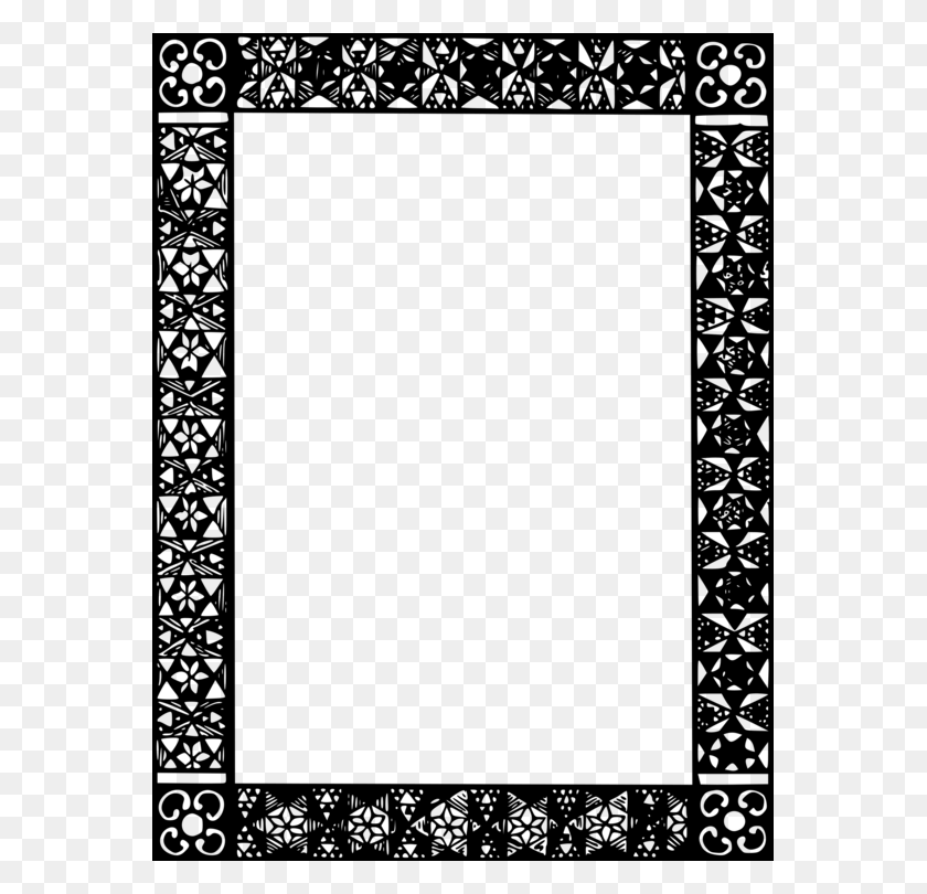 563x750 Исламские Брачные Обычаи Черно-Белое Искусство Исламские Границы Черно-Белое, Серый, World Of Warcraft Hd Png Скачать