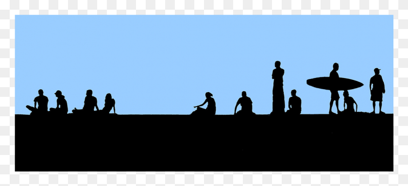 1181x492 Island Silhouette Silhouette, Person, Human HD PNG Download